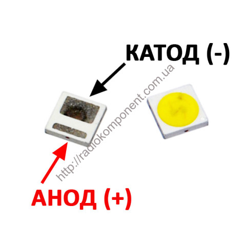 Светодиод для подсветки LCD TV 3030 6V 2W 125-150LM 62-123TUN2C / F110140N57SBF-T