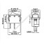 Key switch KCD1-101 2Pin 6A 250V white