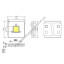 LCD TV Backlight LED 3535 3V 2.4W 153LM Flip-Chip A132CECEBP18A