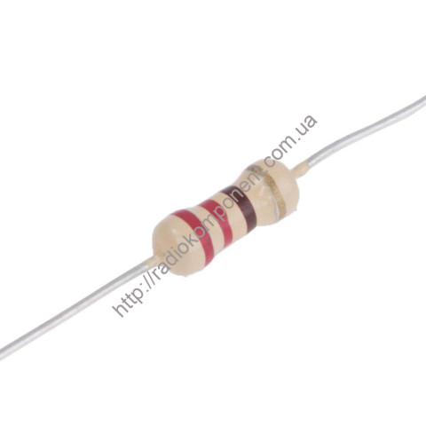 Resistor (+/-5%) 0.5W 620 kOhm Ø2,3x6mm mini size