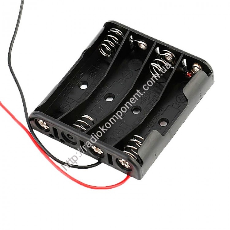 Відсік для батарей 4xAAA плоский.