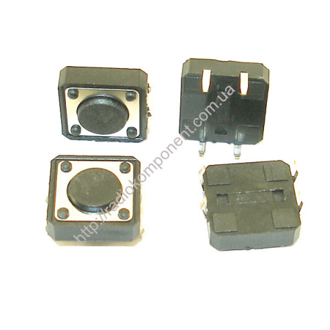 Clock button 12x12x4.3 mm
