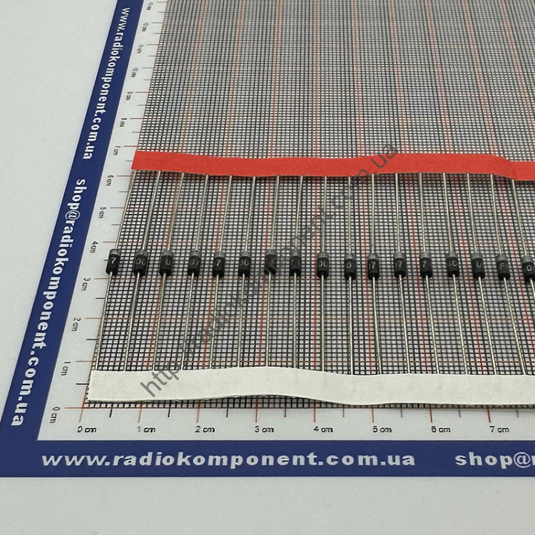 Діод UF4007 (1.0А/1000V 75ns)