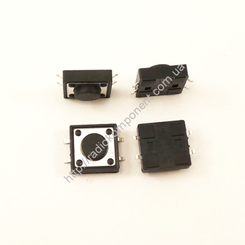 Кнопка тактовая 12х12х5 мм (smd)