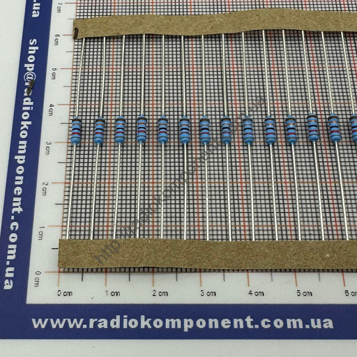 Резистор 0,6Вт 1,0 MОм (+/-1%) Ø2,5x6,5mm (MBB02070C1004FCT00)