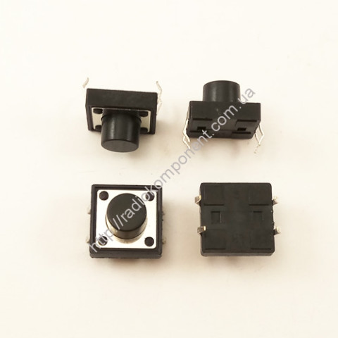 Clock button 12x12x8 mm