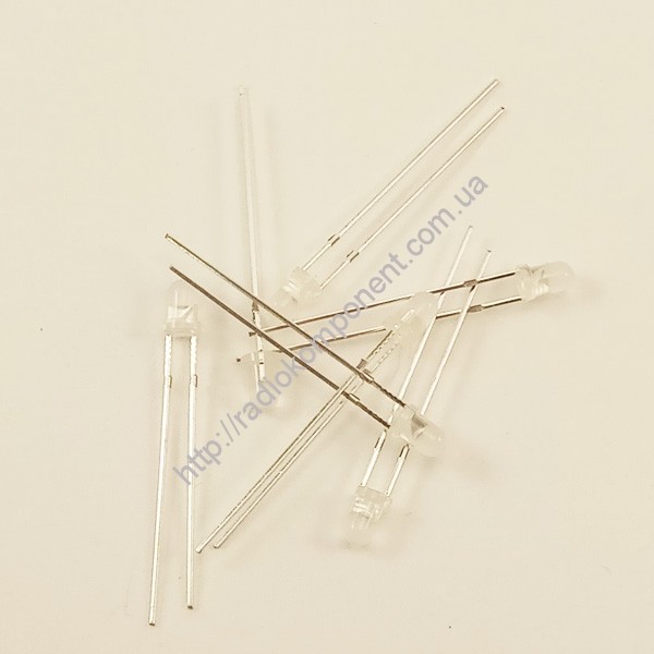 Світлодіод 3мм червоний+зелений матовий 2pin