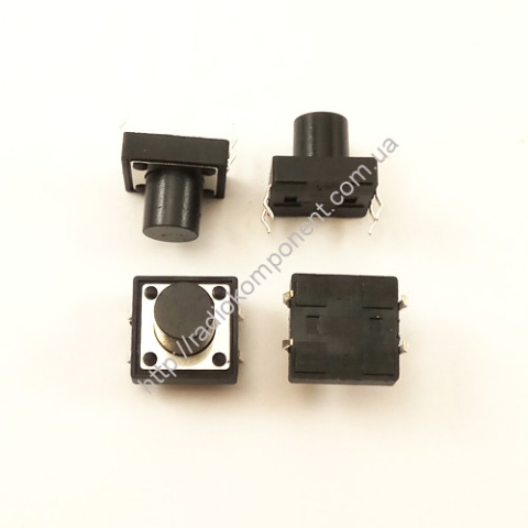Clock button 12x12x10 mm