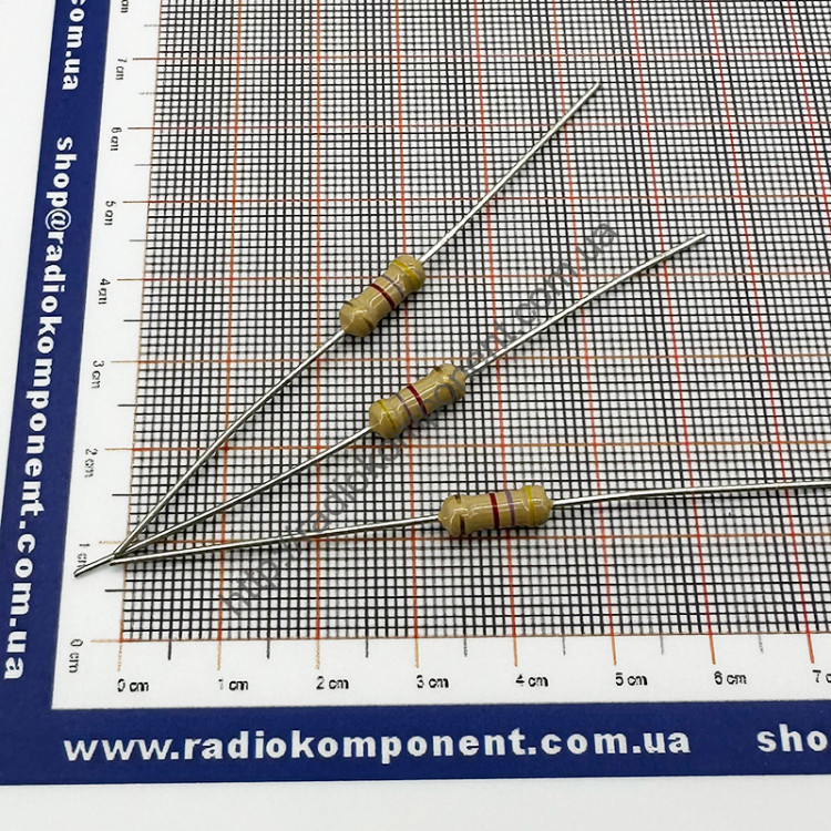 Resistor (+/-5%) 1W 4.7 kOhm Ø4,3x11mm