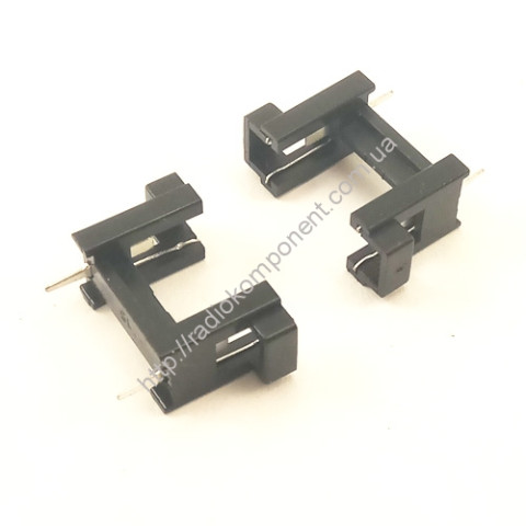 Fuse holder 5x20mm for soldering into the board without cover black