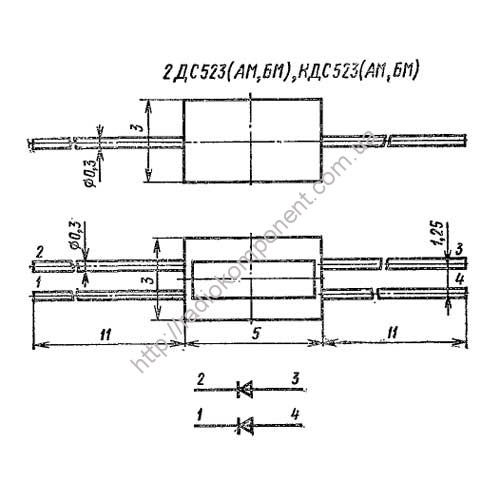 Diode assembly KDS523AM