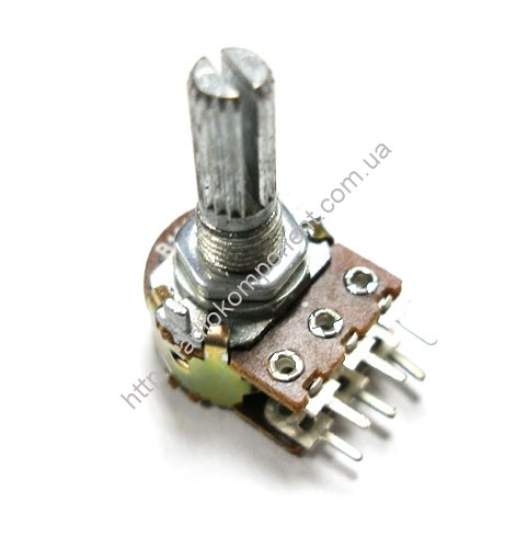 Variable resistor 150kΩ WH148-1B-2 B 6 pin straight