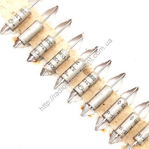 Конденсатор К53-1А 3,3 мкф 20в 20%, танталовый