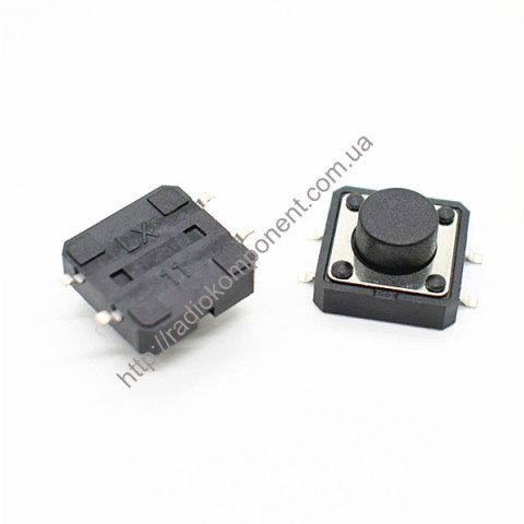 Кнопка тактовая 12х12х6 мм (smd)