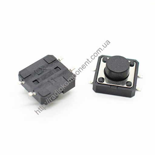 Кнопка тактовая 12х12х6 мм (smd)