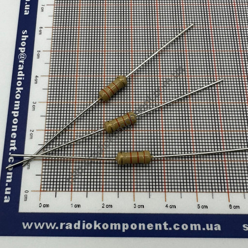 Резистор (+/-5%) 1Вт 33 кОм Ø4,3x11mm