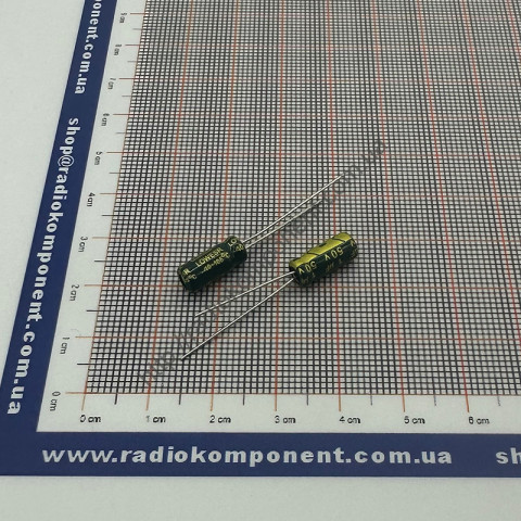 Capacitor 1mF 50V 5x11mm Low ESR