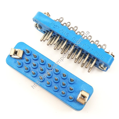 Connector RP10-22"З"-П-О (plug with catchers)