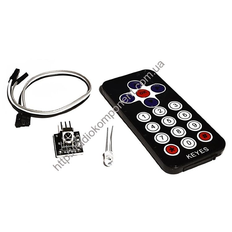 Модуль інфрачервоного фотоприймача з пультом дистанційного керування