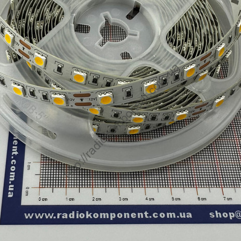 300WW5050-12, (2700K-3500K) warm white smd 5050 led strip, 1 meter