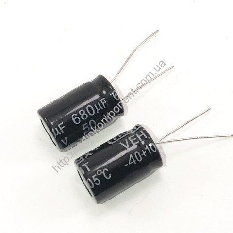 Конденсатор 680mF 50V 13x20mm