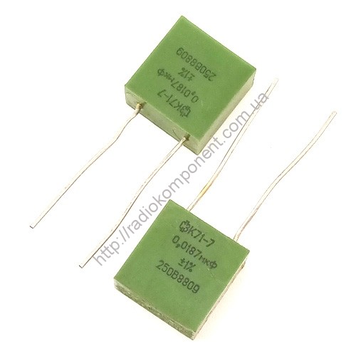 Конденсатор К71-7 0.0187 мкф 250в 1%