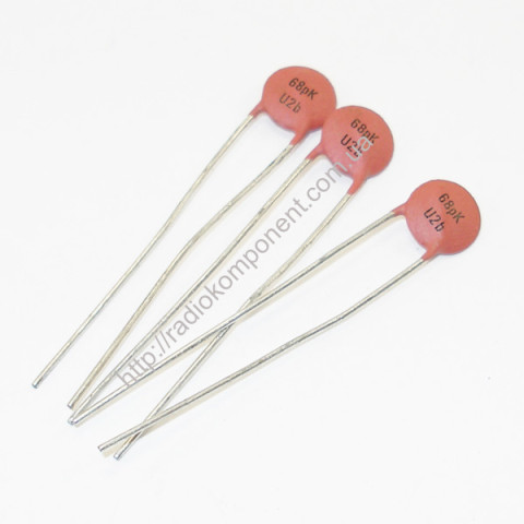 Disc Capacitor CD NPO 68pF 63V