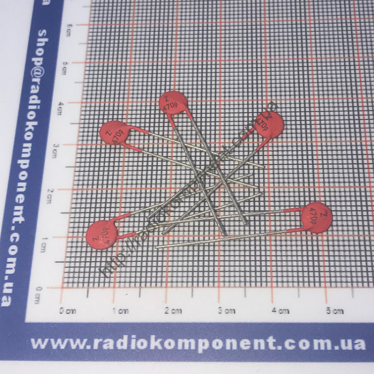 Capacitor K10-62 N20 470 pF 250v
