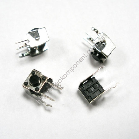 Tact button 6x6x5.0mm, side, stem 1.5mm