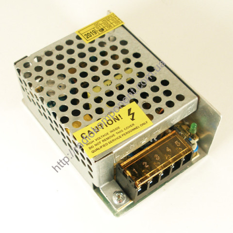 Блок питания 12V 48W 4A в металлическом IP20 корпусе