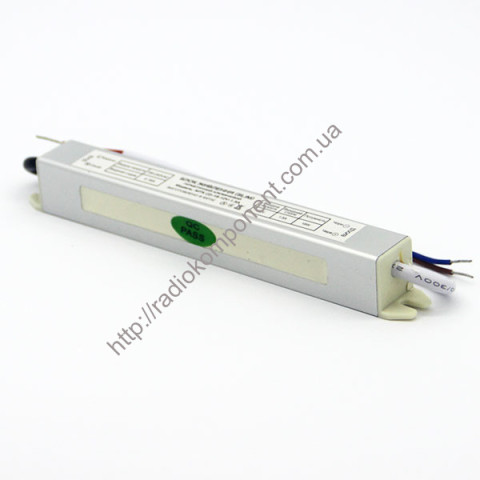 Блок живлення 18W 12V 1.5А SLIM IP67 герметичний