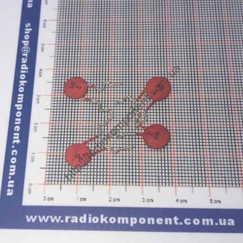 Capacitor K10-62 1000 pF molded