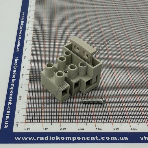 Terminal block KLS2-510EW-3P + fuse holder + screw