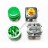 Clock button 12 * 12 * 7.3 mm with cover (green)