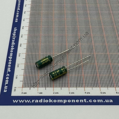 Capacitor 47mF 35V 5x11mm Low ESR