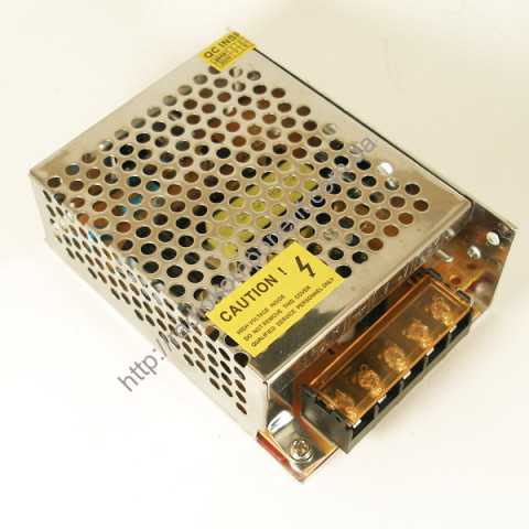Блок живлення 12V 80W 6.66A в металевому IP20 корпусі