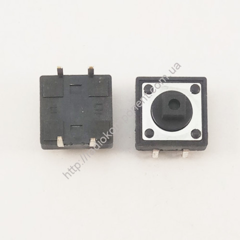 Tact button 12x12x7.3 square stem