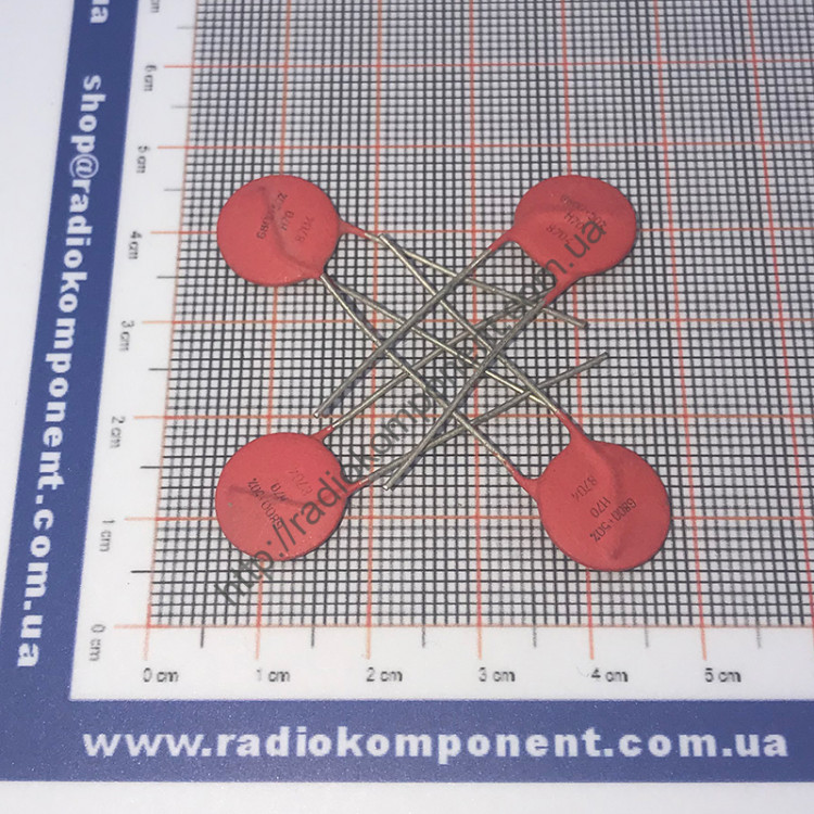 Capacitor K10-62 H70 6800 pF