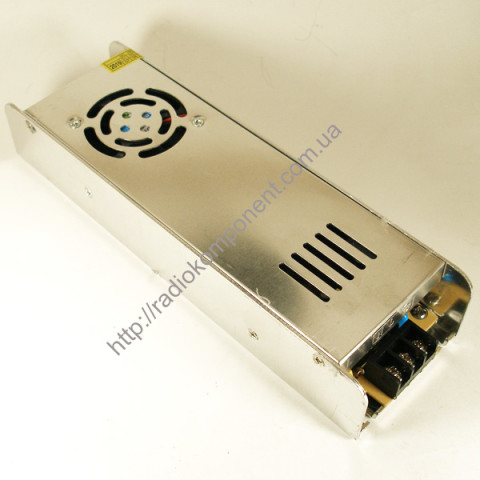 Блок питания 12V 360W 30A Mini в металлическом IP20 корпусе