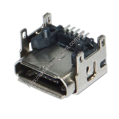 Гнездо micro USB 5pin высокое 4мм