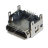 Гнездо micro USB 5pin высокое 4мм