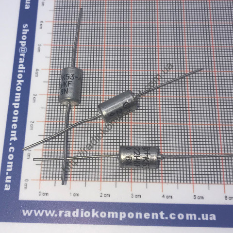 Capacitor K53-4 22 microfarad 20v 10%, niobium