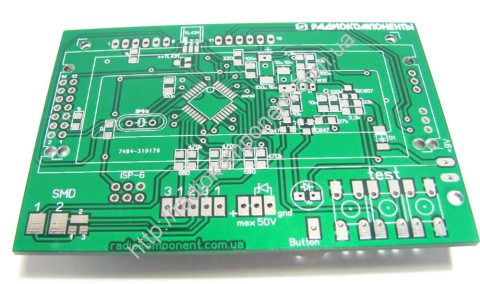 Board for Transistor Tester LCR Meter + ESR on Atmega328 or Atmega168 with additional functions (Czech Clone)