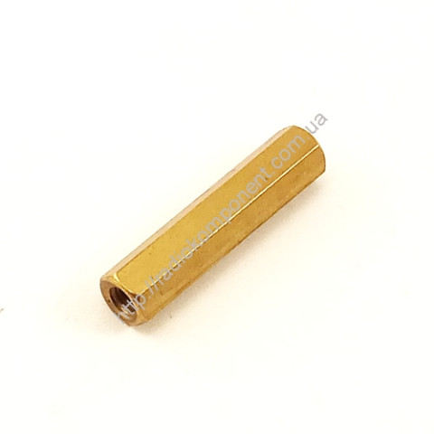 Rack hex 22mm height, M3 nut-nut