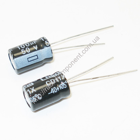 Конденсатор 100mF 50V 8x12mm
