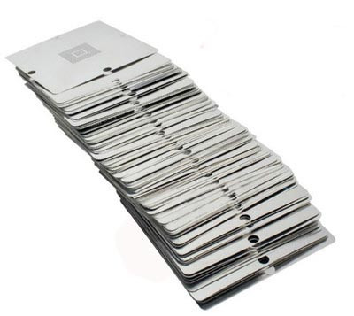 Universal set of BGA stencils 221pcs. 90x90