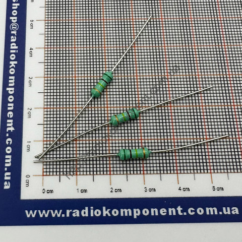 Резистор (+/-5%) 1Вт 510 кОм Ø3,2x9mm mini size