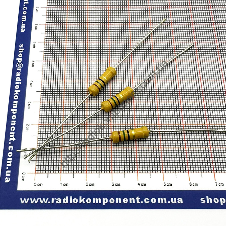 Резистор (+/-5%) 2Вт 15 Ом Ø5x15mm