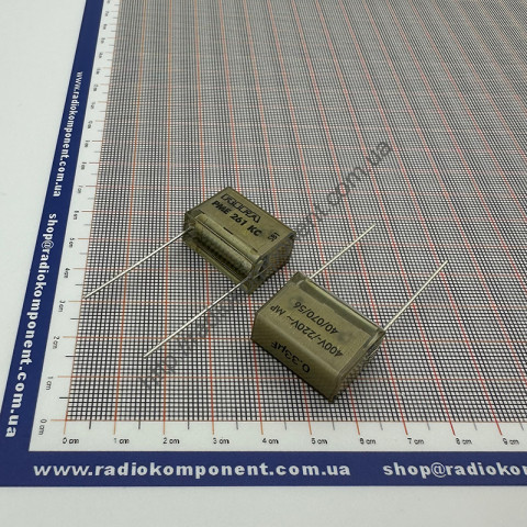 Конденсатор PME261KC6330KR30, 400 В, 330 нФ ±10%, P=20,3 мм, ROHS