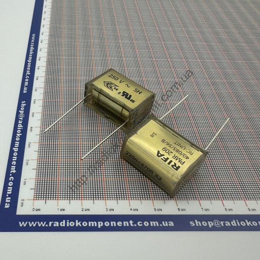 Конденсатор PMR209ME6220M470R30, 250 В, 220 нФ+470R ±20% LS, P=25,4 мм, ROHS